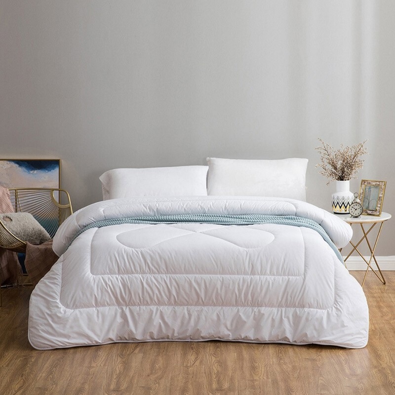 罗莱 LUOLAI家纺被芯四季被子双人单人床上纤维被被褥 TG沁馨防螨四季被 沁馨防螨四季被 200*230cm 包装颜色随机发货