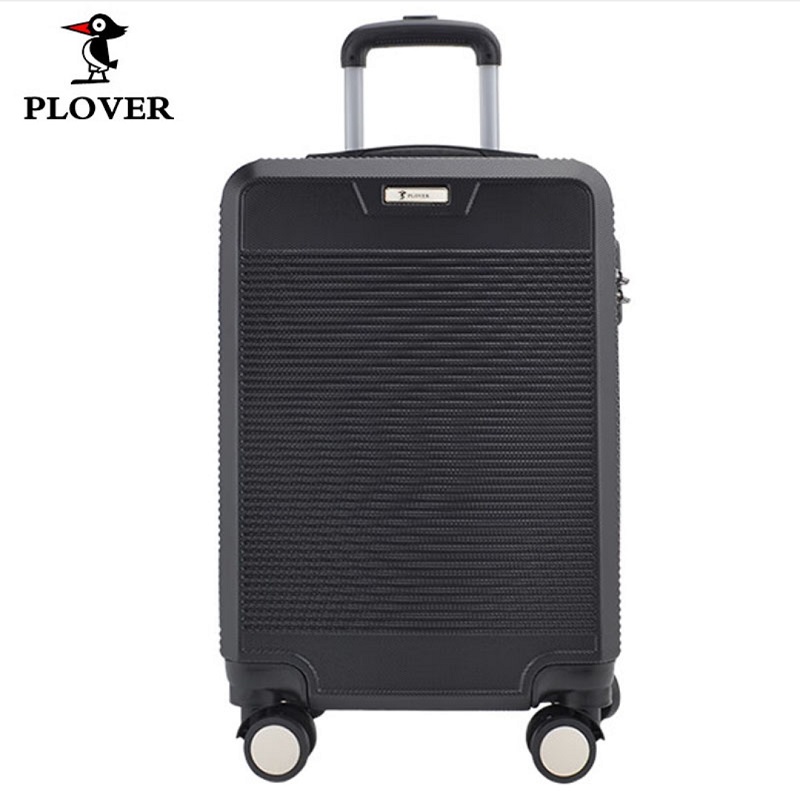 PLOVER啄木鸟20寸拉链万向轮密码拉杆箱 登机箱旅行箱行李箱 GD2655-20A黑色