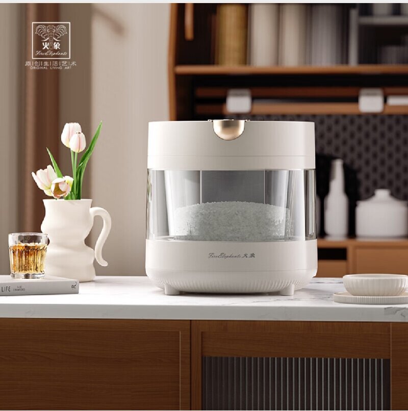 火象 智能玻璃电饭煲 网红款大容量电饭锅 全景大视角 高硼硅内胆 一键开盖 煮米饭 煲汤多功能饭煲 HX-DFB037 精美彩盒装