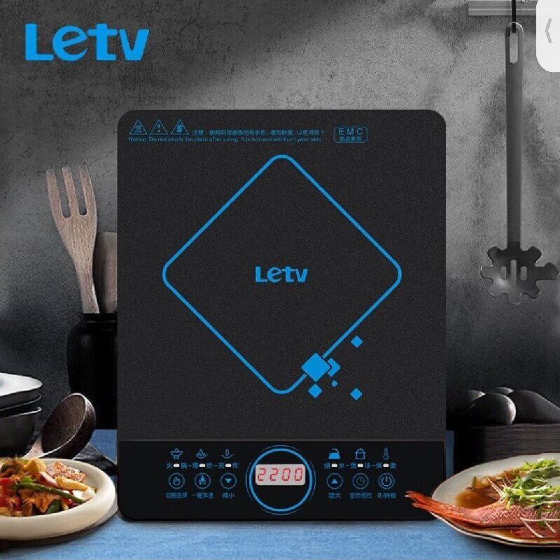 乐视Letv电磁炉 DC707 大火力智能触摸五大烹饪模式