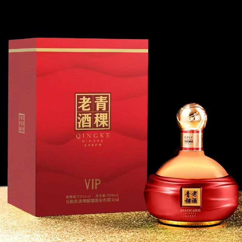 青稞老酒 清香型53度500ml/瓶  产地：青海互助（青稞酒核心产区）